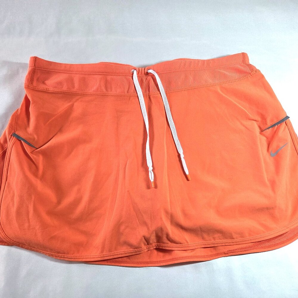 Nike Orange Skort with back pocket Size M